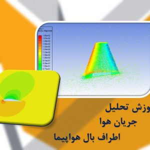 تحلیل سه بعدی جریان هوا اطراف بال هواپیما